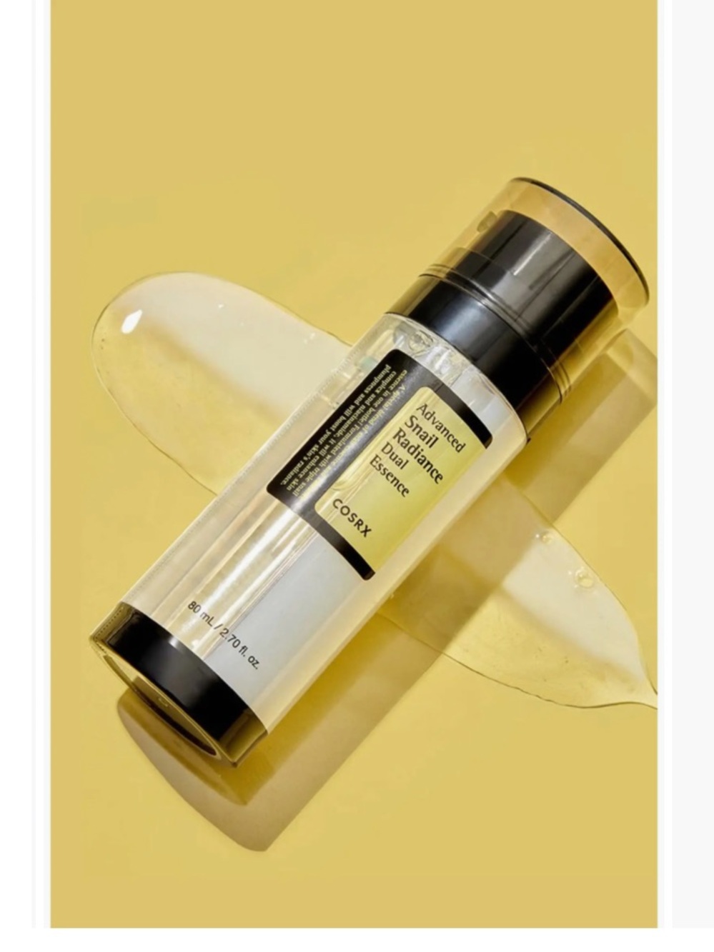 NEW COSRX Advanced Snail Radiance Dual Essence
